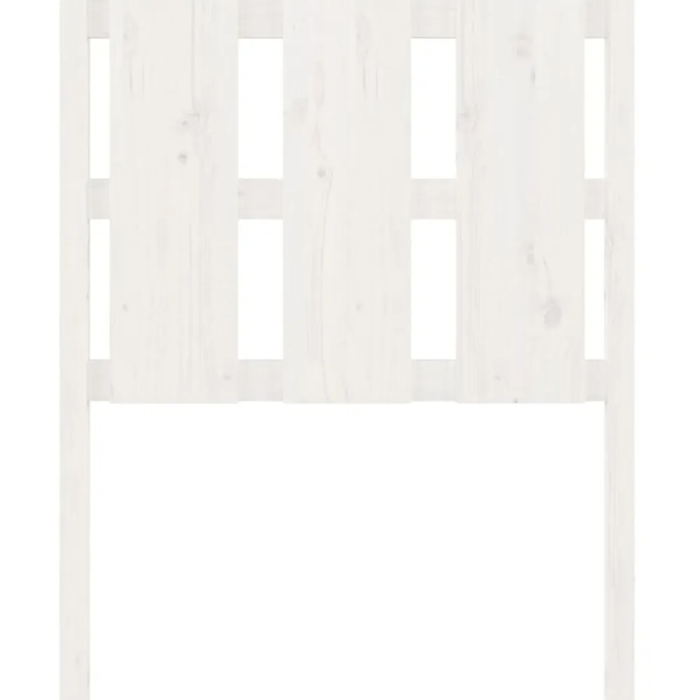 vidaXL Camas Y Accesorios-Cabecero de cama madera maciza de pino 80,5x4x100 cm