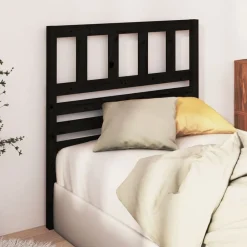 vidaXL Camas Y Accesorios-Cabecero de cama madera maciza de pino 81x4x100 cm