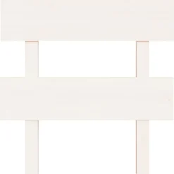vidaXL Cabecero de cama madera maciza de pino 93,5x3x81 cm Blanco Hot