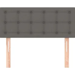 vidaXL Camas Y Accesorios-Cabecero de cuero sintético 80x5x78/88 cm