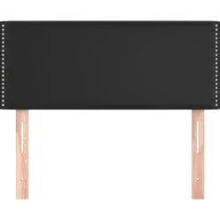vidaXL Cabecero de cuero sintético 80x5x78/88 cm Negro Outlet