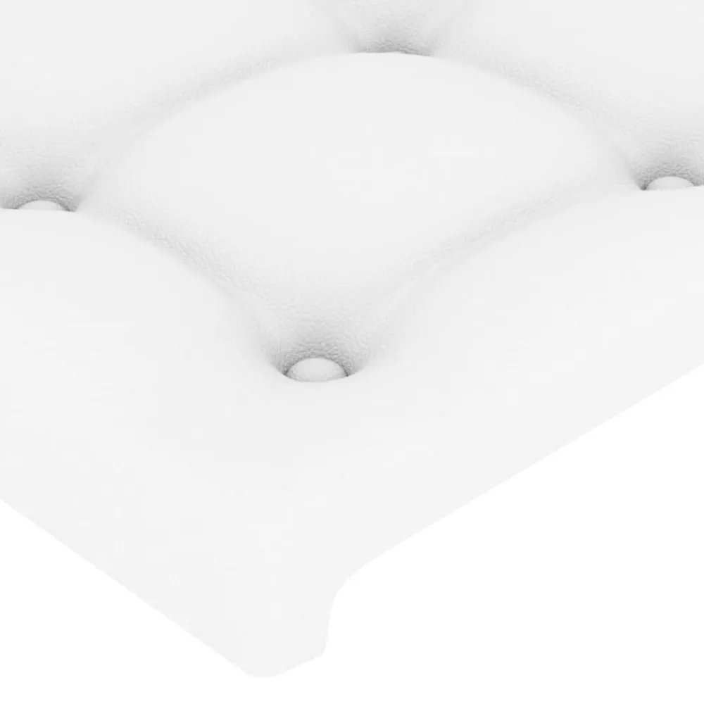 vidaXL Cabecero de cuero sintético 80x5x78/88 cm Blanco Hot