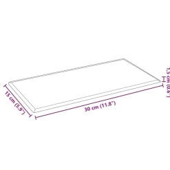 vidaXL Materiales De Construcción-Cabecero de Pared 12 pcs 30 x 15 cm Cuero sintético