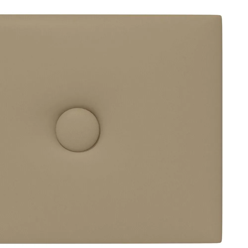 vidaXL Materiales De Construcción-Cabecero de Pared 12 pcs 60 x 15 cm Cuero sintético