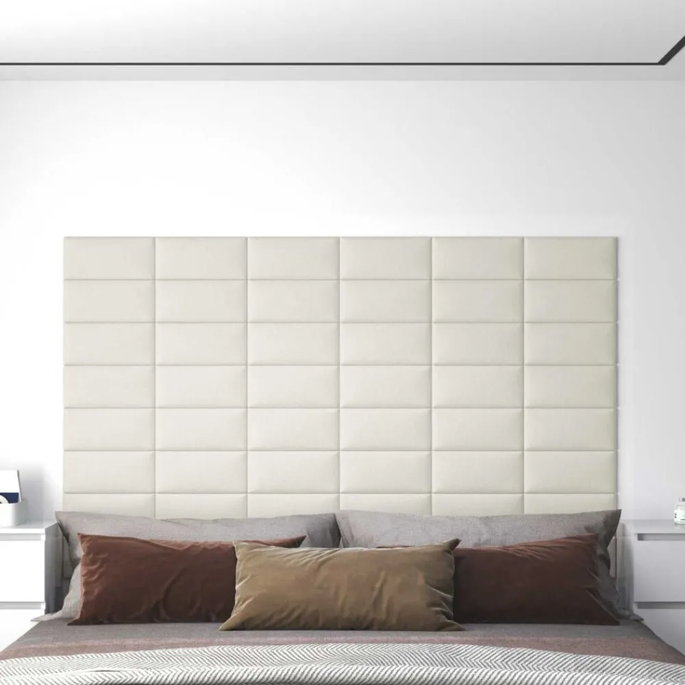vidaXL Materiales De Construcción-Cabecero de Pared 12 pcs 30 x 15 cm Terciopelo