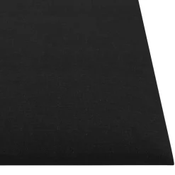 vidaXL Cabecero de Pared 12 pcs 30 x 30 cm tela Negro Hot