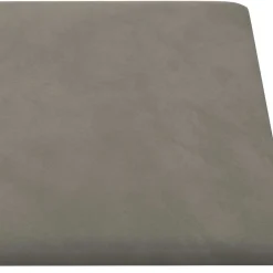vidaXL Cabecero de Pared 12 pcs 30 x 15 cm Terciopelo Gris claro Best