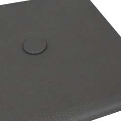 vidaXL Materiales De Construcción-Cabecero de Pared 12 pcs 30 x 15 cm Cuero sintético