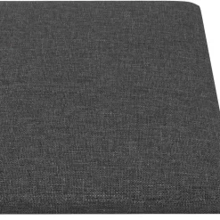vidaXL Cabecero de Pared 12 pcs 30 x 15 cm tela Gris oscuro Hot