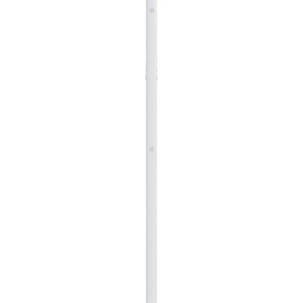 vidaXL Cabecero de repuesto de metal 75 cm Blanco New