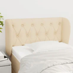 vidaXL Cabecero de tela color 83x23x78/88 cm Crema Best