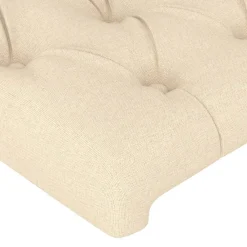 vidaXL Cabecero de tela color 83x23x78/88 cm Crema Best