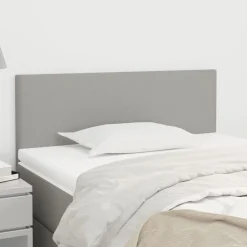 vidaXL Cabecero de tela 80x5x78/88 cm Gris claro New