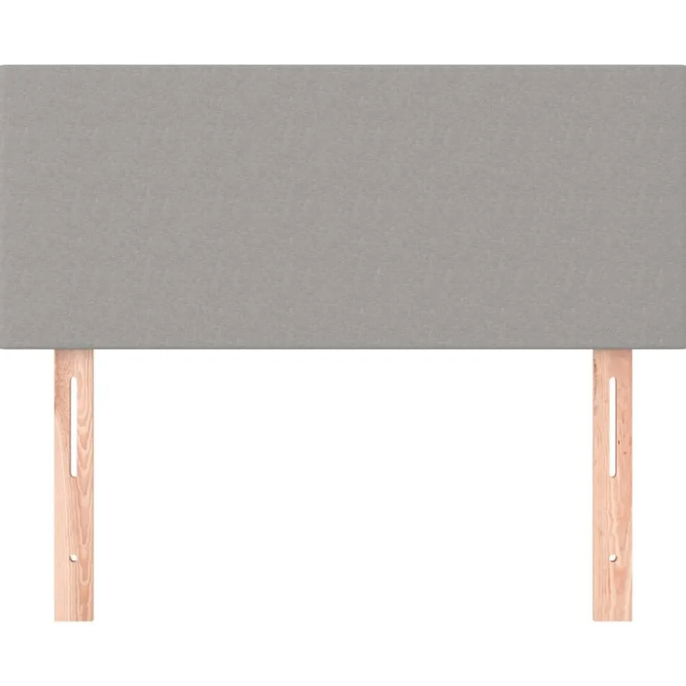 vidaXL Cabecero de tela 80x5x78/88 cm Gris claro New