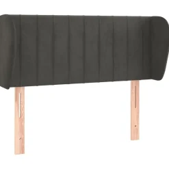 vidaXL Cabecero de terciopelo 83x23x78/88 cm Gris oscuro Discount