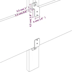 vidaXL Camas Y Accesorios-Cabecero de terciopelo 80x7x78/88 cm