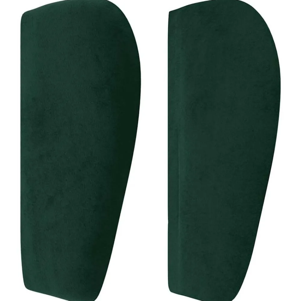 vidaXL Cabecero de terciopelo 83x23x78/88 cm Verde oscuro