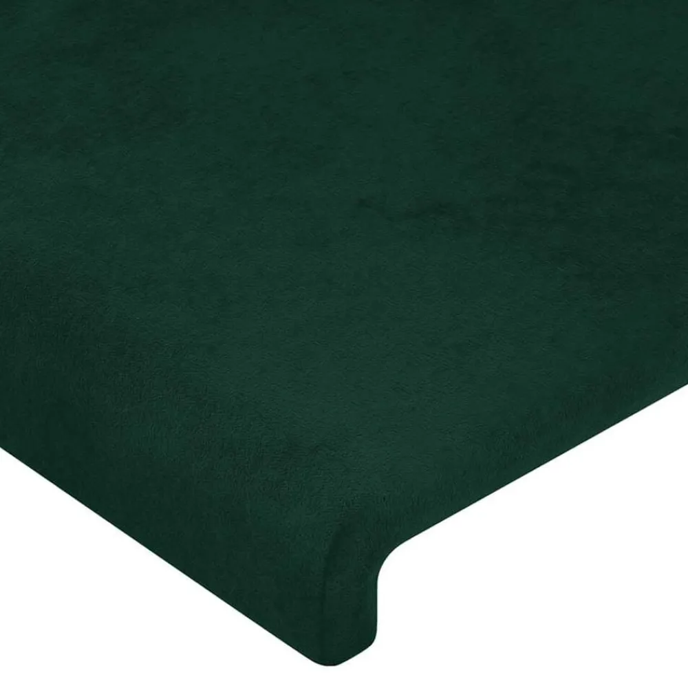 vidaXL Cabecero de terciopelo 83x23x78/88 cm Verde oscuro