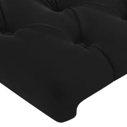 vidaXL Cabecero de terciopelo 83x23x78/88 cm Negro Discount