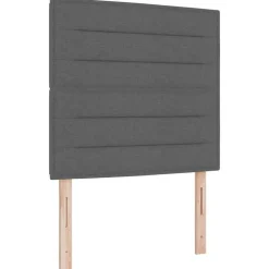 vidaXL Cabecero 80 cm tela Gris oscuro Outlet