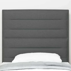 vidaXL Cabecero 80 cm tela Gris oscuro Outlet