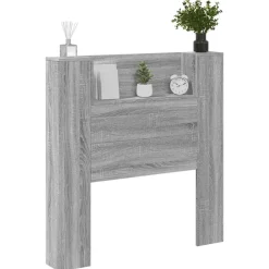 vidaXL Camas Y Accesorios-Cabecero 100 x 16,5 x 103,5 cm Madera de ingeniería