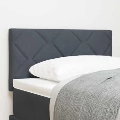 vidaXL Cabecero LED 80 cm Terciopelo Gris oscuro Sale