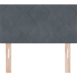 vidaXL Cabecero LED 80 cm Terciopelo Gris oscuro Sale