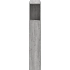 vidaXL Camas Y Accesorios-Cabecero LED madera ingeniería 100x18,5x103,5 cm
