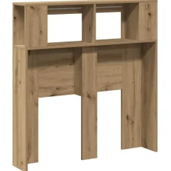 vidaXL Cabecero LED madera ingeniería 100x18,5x103,5 cm Roble artisan Sale