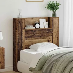 vidaXL Camas Y Accesorios-Cabecero Madera vieja 100 x 15 x 103,5 cm Madera de ingeniería
