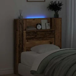 vidaXL Camas Y Accesorios-Cabecero Madera vieja 100 x 15 x 103,5 cm Madera de ingeniería