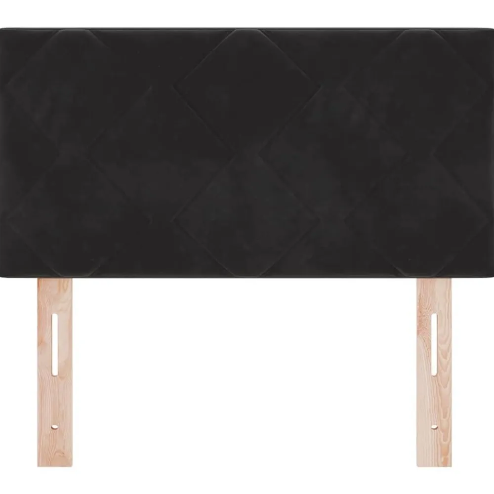 vidaXL Cabecero 80 cm Terciopelo Negro