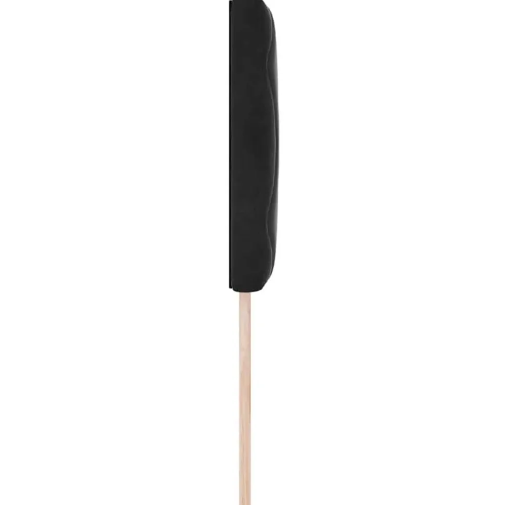 vidaXL Cabecero 80 cm Terciopelo Negro