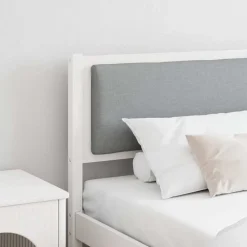 vidaXL Camas Y Accesorios-Cabecero Otro 200 cm Madera maciza de pino