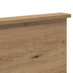 vidaXL Cabecero Roble artesanal 200 cm Madera contrachapada Roble artisan Outlet