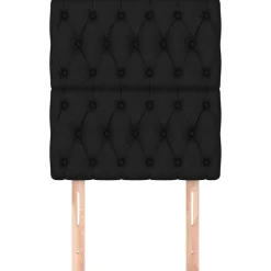 vidaXL Cabeceros 2 unidades tela 80x7x78/88 cm Negro Online