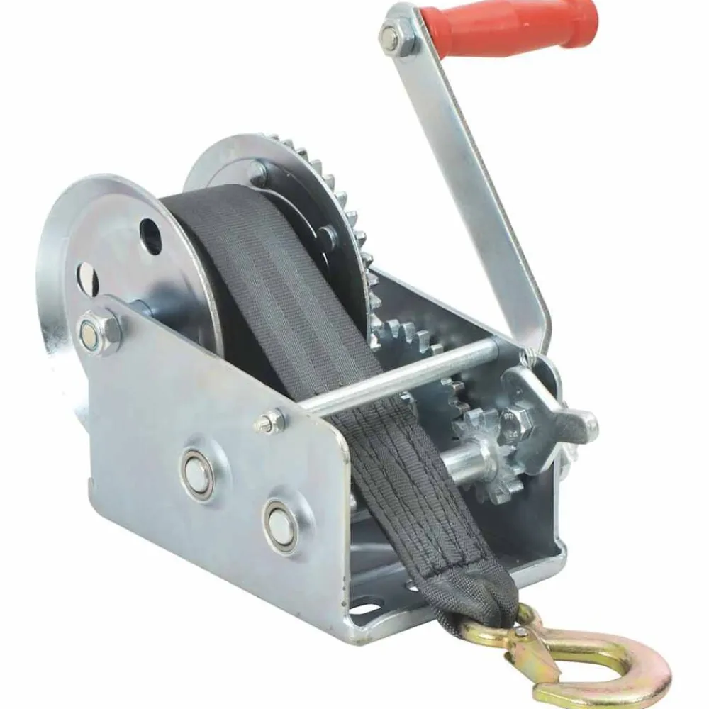 vidaXL Cabestrante manual con correa 1130 kg Hot