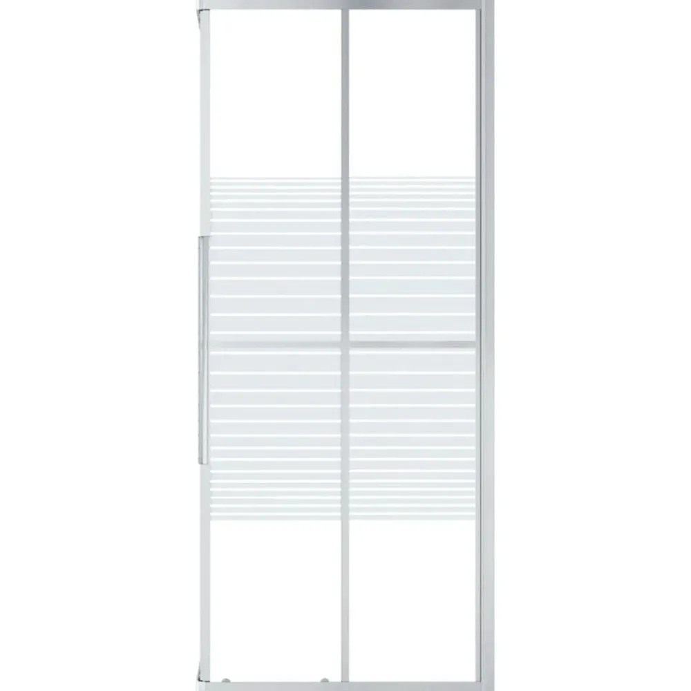 vidaXL Cabina de ducha ESG 80x80x180 cm Plateado y blanco Hot