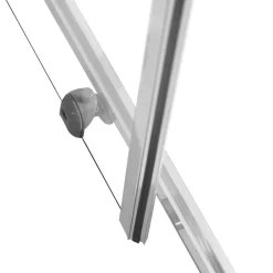 vidaXL Cabina de ducha ESG 80x80x180 cm Plateado y blanco Hot