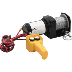 vidaXL Manipulación De Materiales-Cabrestante eléctrico con mando a distancia 12 V 907 kg