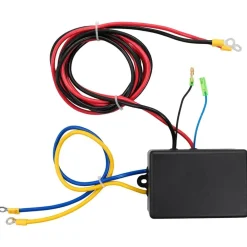 vidaXL Cabrestante eléctrico placa montaje guía de rodillo 12V 1360KG Clearance