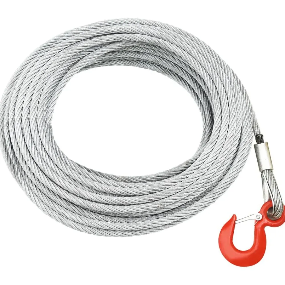 vidaXL Cabrestante elevador de cable 800 kg New