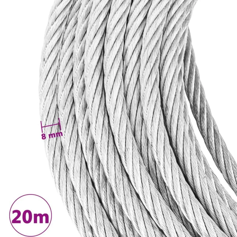 vidaXL Cabrestante elevador de cable 800 kg New