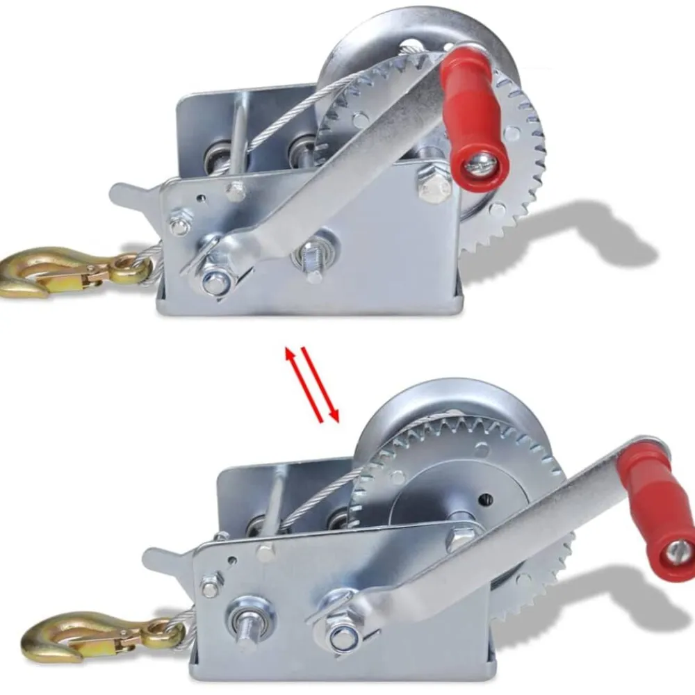 vidaXL Cabrestante manual 1130 kg Hot