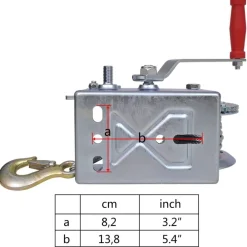 vidaXL Cabrestante manual 1130 kg Hot