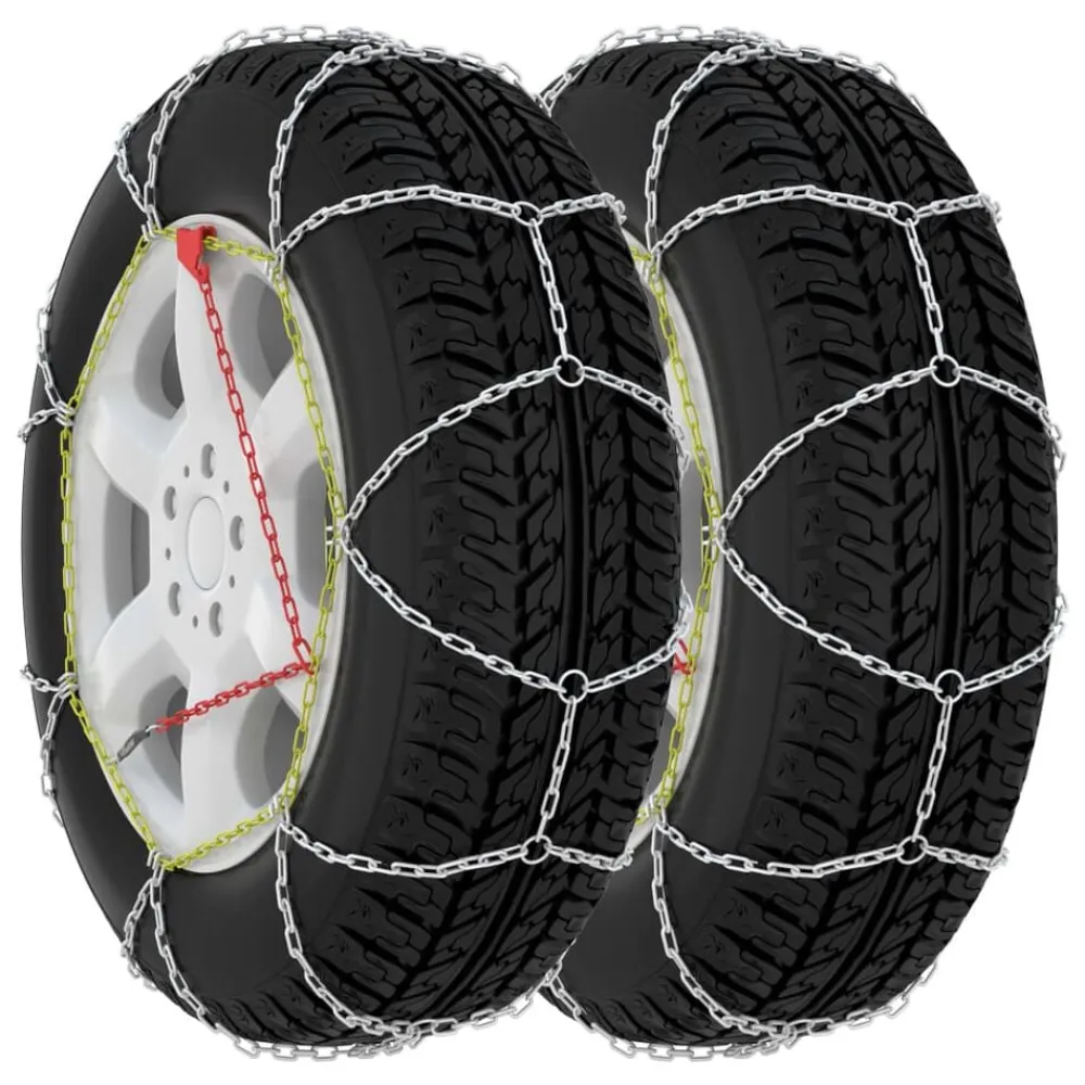 vidaXL Piezas Y Accesorios Para Vehículos-Cadenas de nieve para SUV 4x4 2 unidades 16 mm tamaño 400