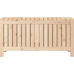 vidaXL Muebles De Jardín-Caja de almacenaje jardín madera maciza de pino 108x42,5x54 cm