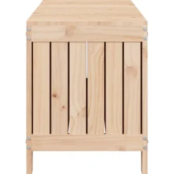 vidaXL Muebles De Jardín-Caja de almacenaje jardín madera maciza de pino 108x42,5x54 cm