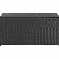 vidaXL Muebles De Jardín-Caja de almacenaje de jardín ratán sintético 100x50x50 cm